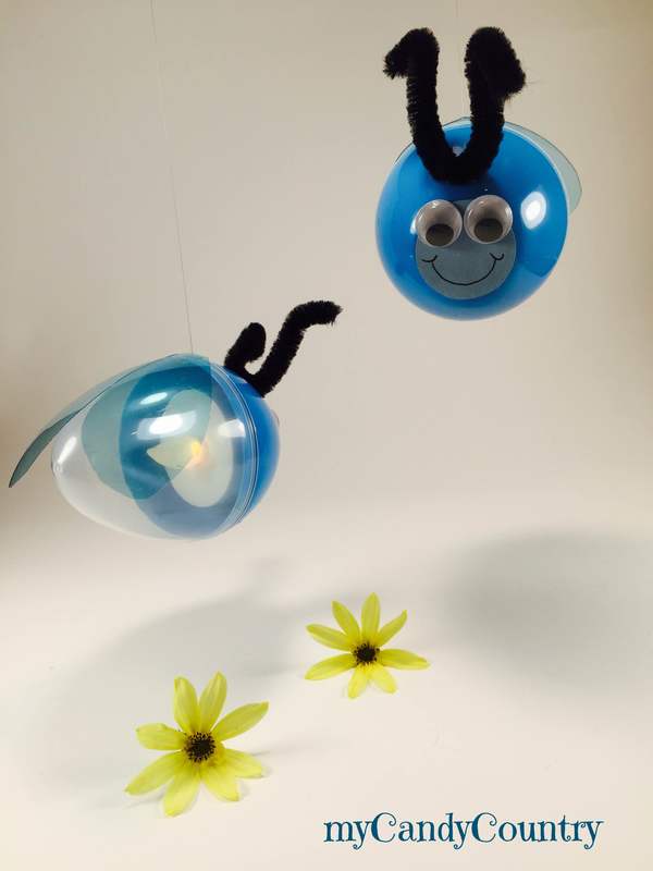 Riciclo creativo: lucciole fai-da-te che si illuminano davvero bambini creatività home decor plastica Riciclo Creativo 