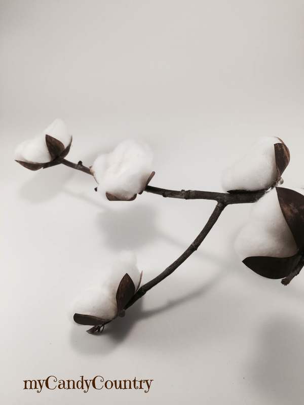 Riciclo creativo: fiori di cotone fai-da-te carta e cartone creatività home decor legno e natura 