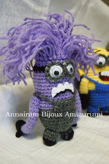 Creare Amigurumi Minion Viola amigurumi creativapp stoffa e lana 
