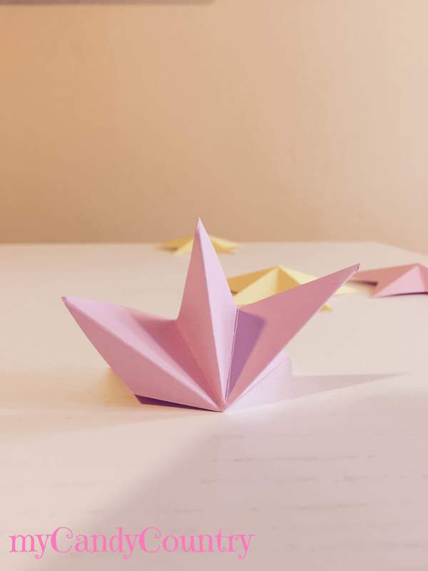 Come fare stelle di carta in 3D bambini carta e cartone Compleanni fai da te 