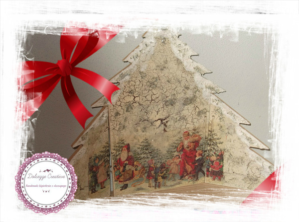 Natale Creativo con Decoupage: tutorial per decorazioni con carta Natalizia carta e cartone creativapp Natale fai da te regali fai da te vetro 